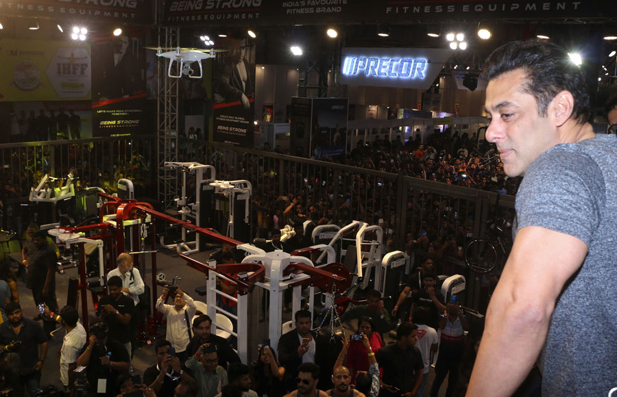 Salman Khan inaugurates his fitness brand Being Strong