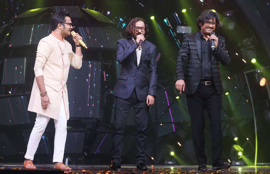 Ajay Atul grace the sets of  Indian Idol season 11