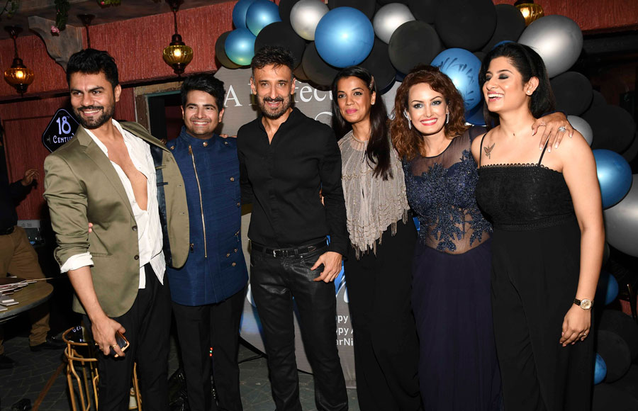 Celebs at the birthday & anniversary bash of Nisha Rawal & Karan Mehra