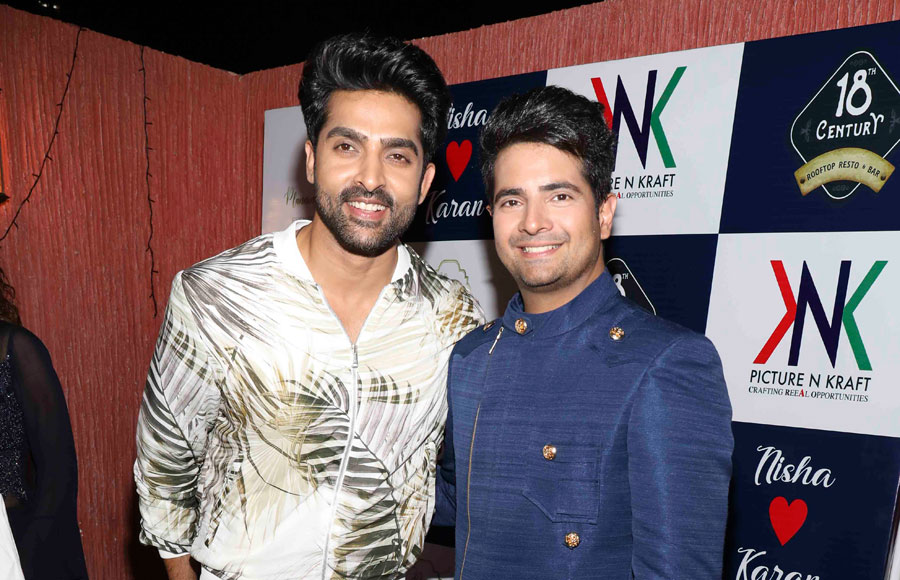 Celebs at the birthday & anniversary bash of Nisha Rawal & Karan Mehra