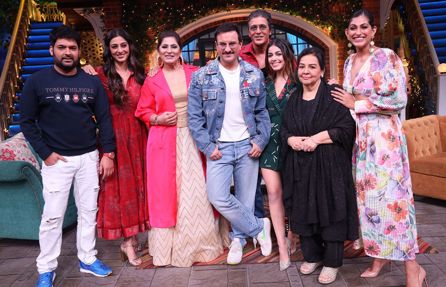 Malang and Jawani Janeman cast on sets of The Kapil Sharma Show