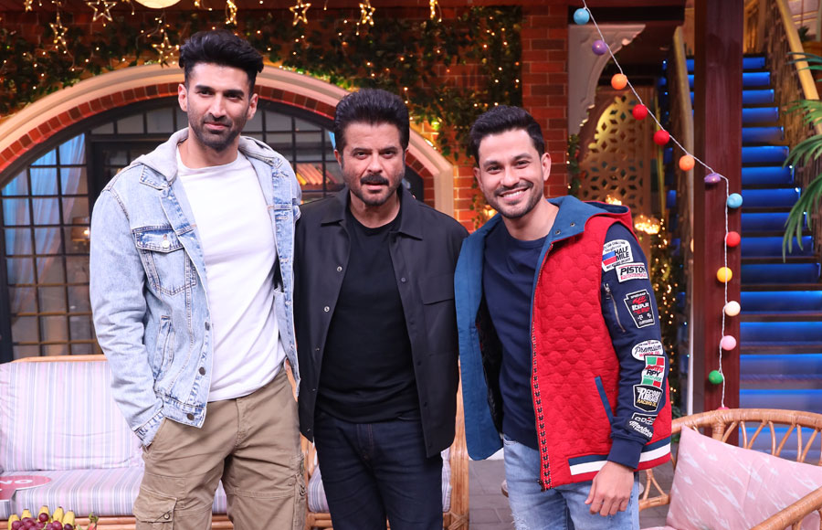 Malang and Jawani Janeman cast on sets of The Kapil Sharma Show