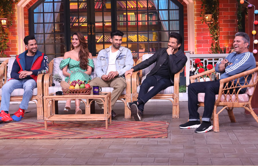 Malang and Jawani Janeman cast on sets of The Kapil Sharma Show