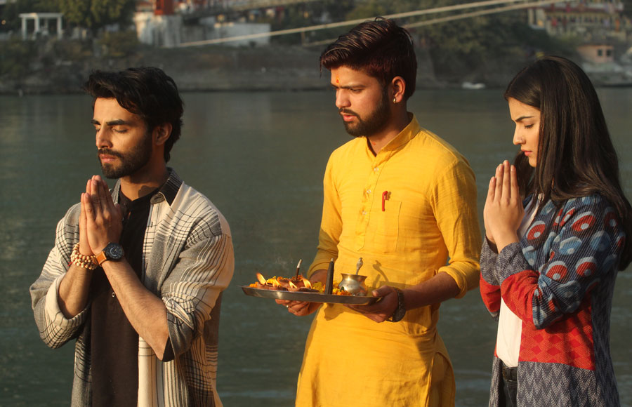 Zee TV launches their new Qurbaan Hua in Rishikesh