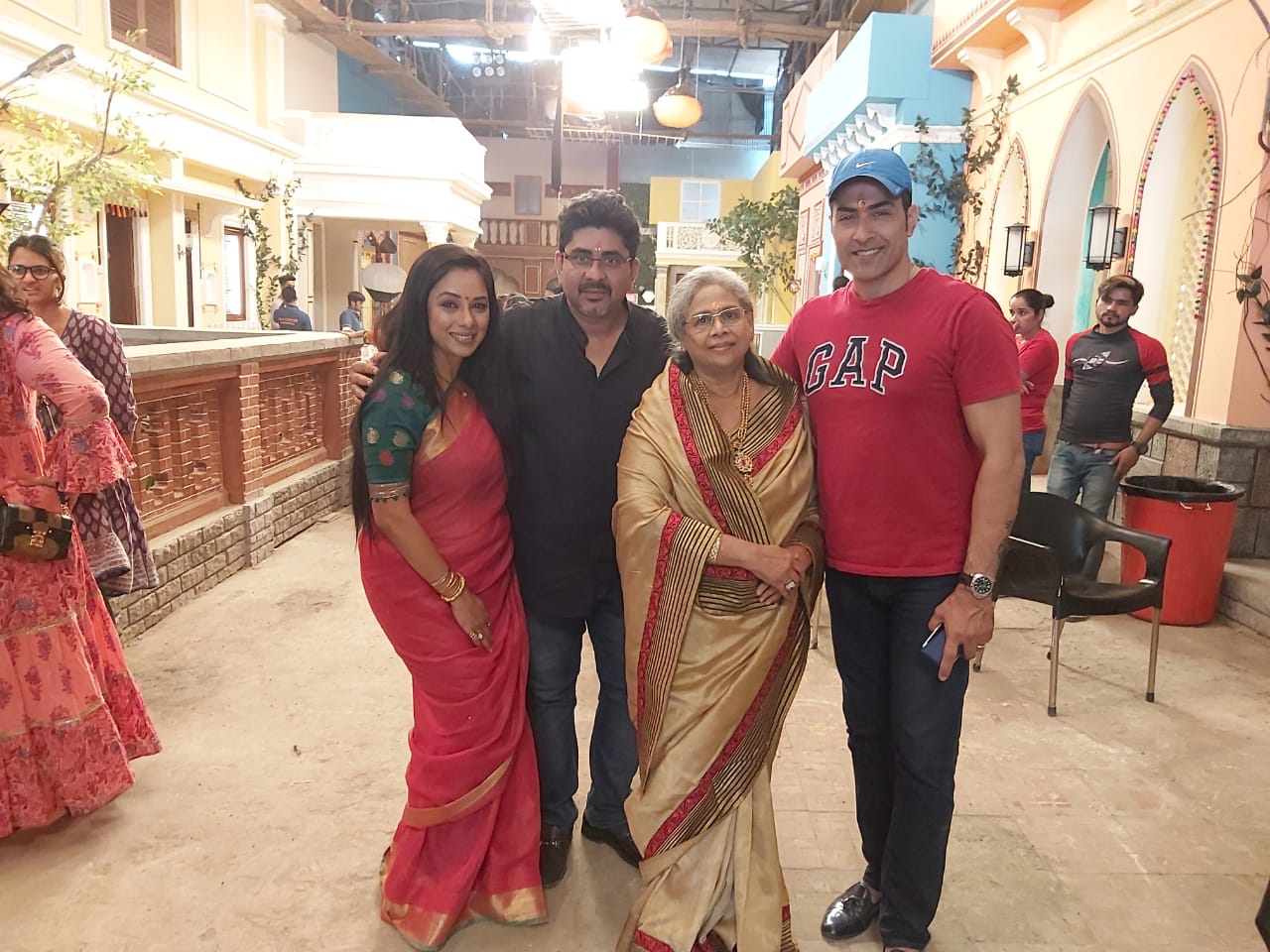 Havan on the sets of Rajan Shahi's  Anupamaa