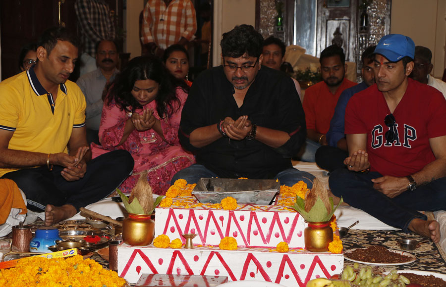 Havan on the sets of Rajan Shahi's  Anupamaa