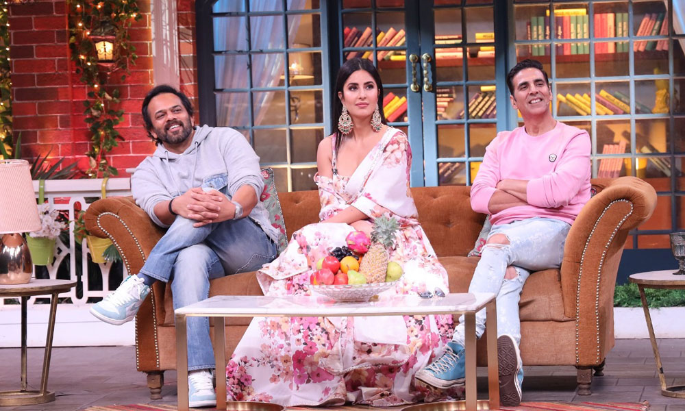 Sooryavanshi cast on the sets of The Kapil Sharma Show 