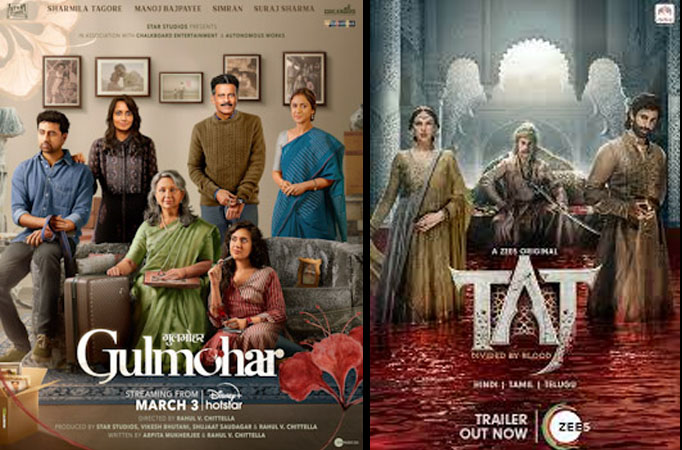 Upcoming movies and web series this week: Gulmohar, Taj and more