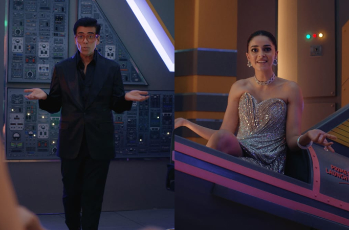 Karan Johar and Ananya Panday