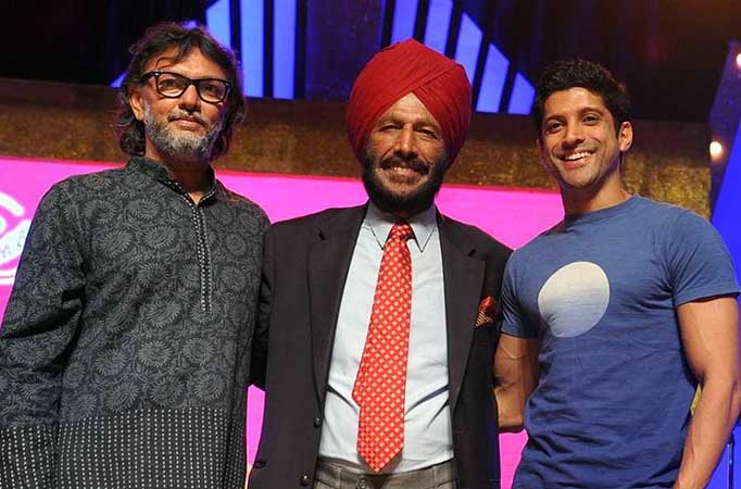 Rakeysh Omprakash Mehra, Milkha Singh and Farhan Akhtar