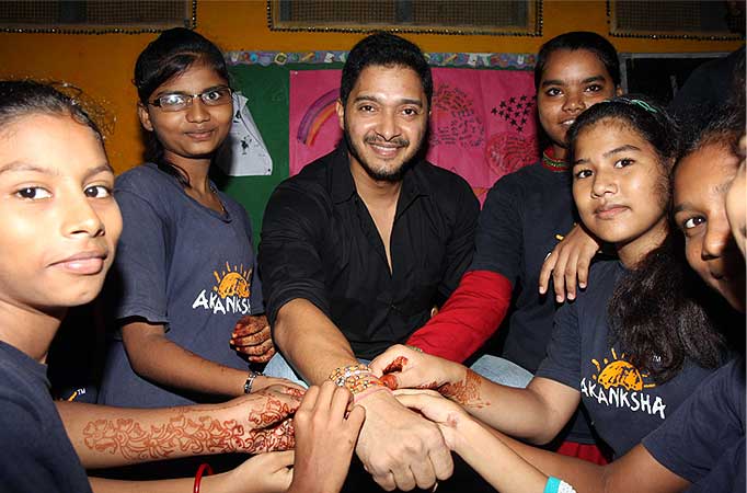 Shreyas Talpade celebrates Raksha Bandhan with The Akanksha Foundation kids  