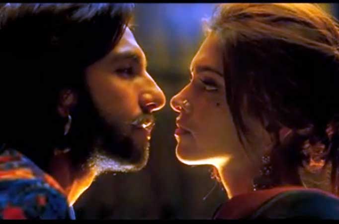 Ranveer Singh and Deepika Padukone in Ram Leela