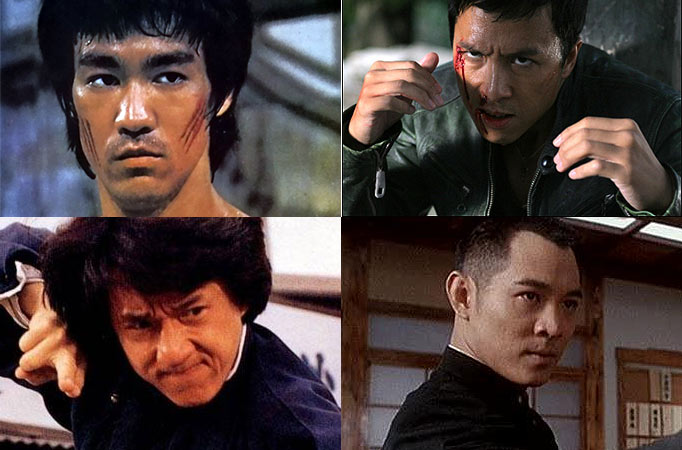 Bruce Lee, Donnie Yen, Jackie Chan, Jet Li, Angela Mao