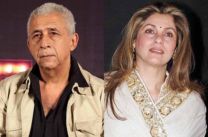 Naseeruddin Shah and Dimple Kapadia 