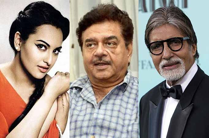 Sonakshi Sinha, Shatrughan Sinha and Big B