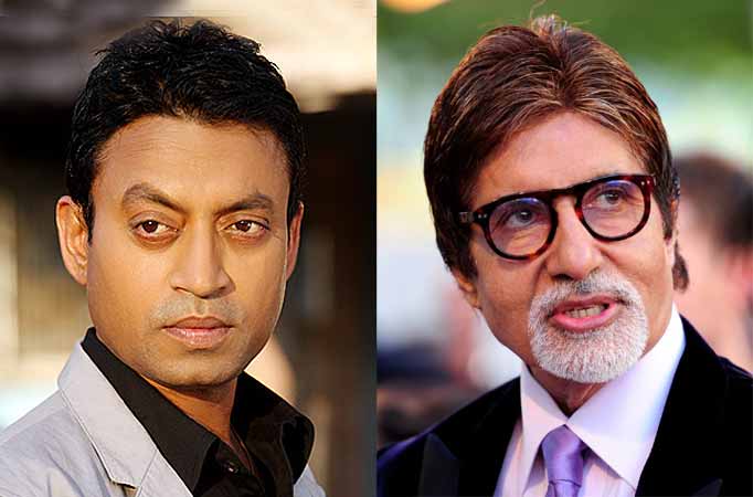 Irrfan Khan and Amitabh Bachchan