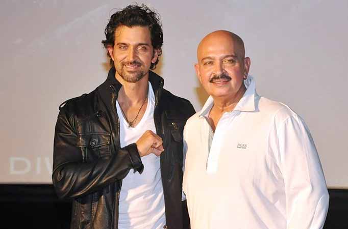 Hrithik Roshan and Rakesh Roshan