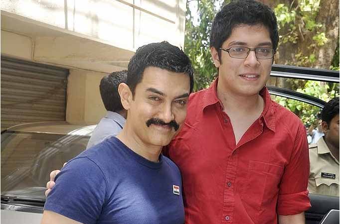 Aamir Khan with his son Junaid Khan