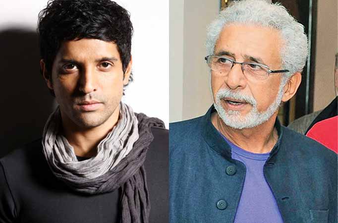 Farhan Akhtar and Naseeruddin Shah