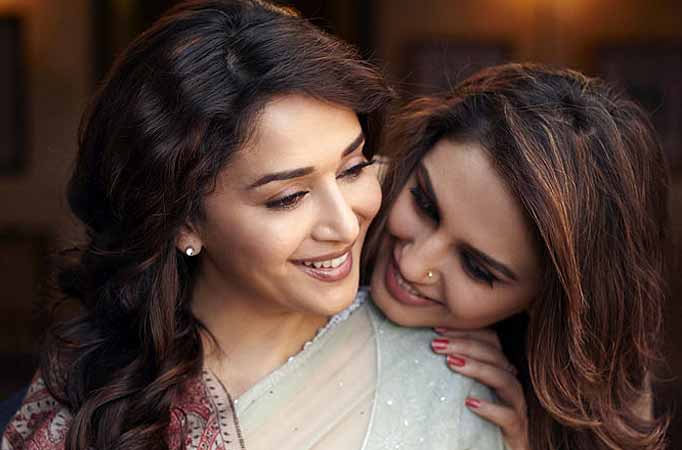 Madhuri Dixit and Huma Qureshi in Dedh Ishqiya