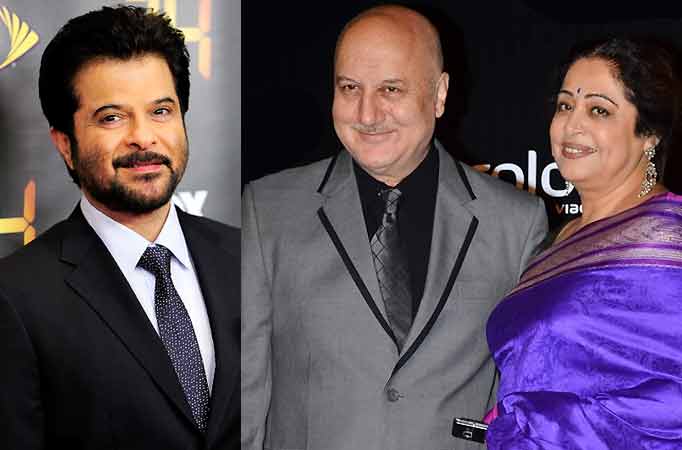 Anil Kapoor, Anupam Kher and Kirron Kher