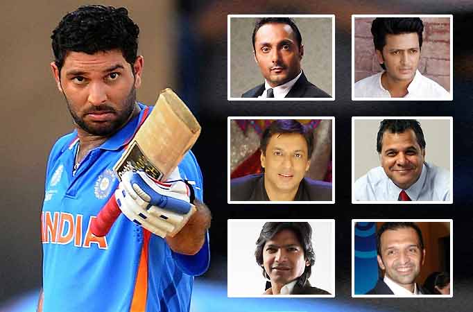 B-town celebs extend their support to Yuvraj Singh