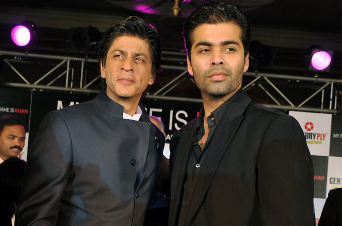 Shah Rukh Khan and Karan Johar