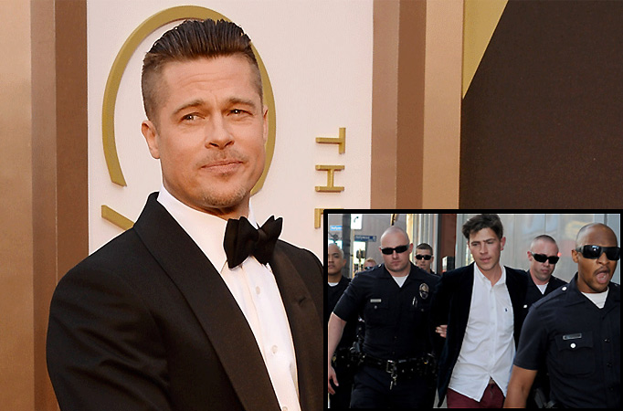 Brad Pitt and the prankster Vitalii Sediuk 