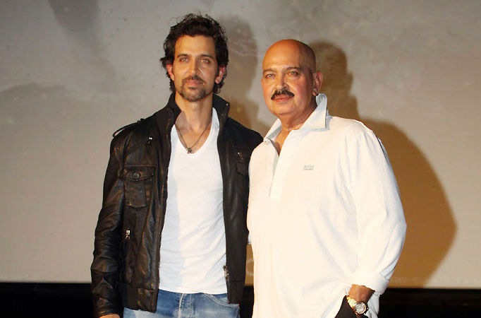 Hrithik Roshan and Rakesh Roshan