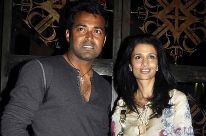 Leander Paes and Rhea Pillai