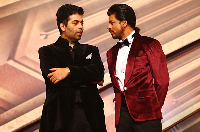 Shah Rukh Khan and Karan Johar