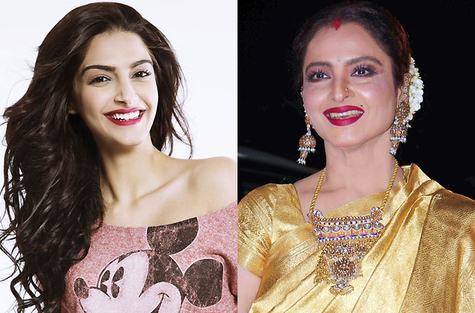 Sonam Kapoor and Rekha