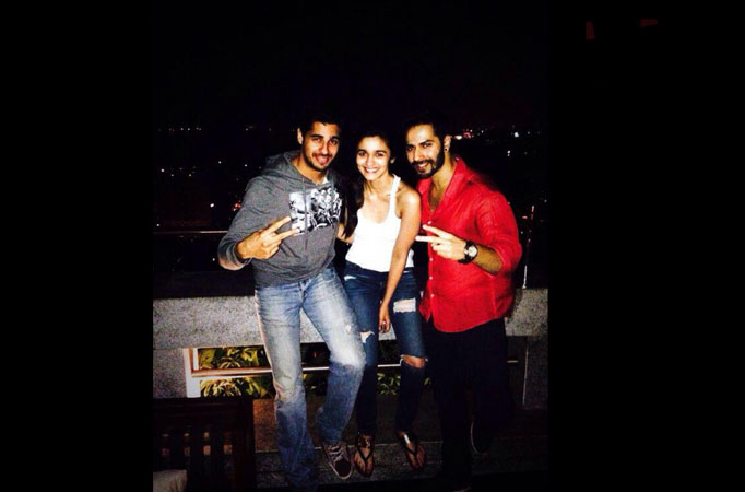 Sidharth Malhotra, Alia Bhatt and Varun Dhawan