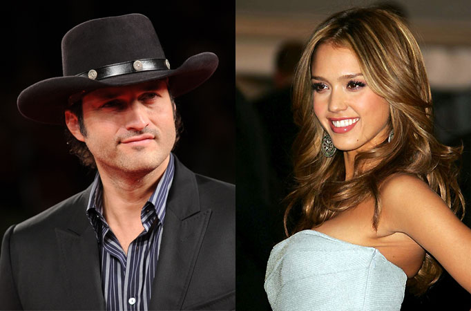 Robert Rodriguez and Jessica Alba