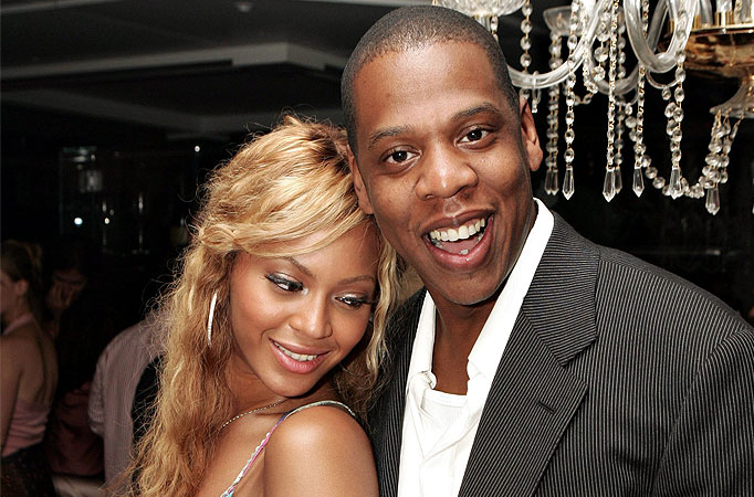 Singers Jay Z and Beyonce Knowles