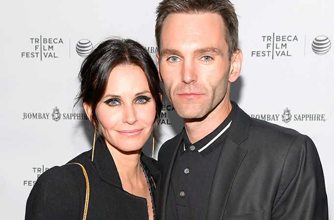 Courteney Cox and Johnny McDaid 