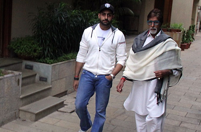 Amitabh Bachchan and Abhishek Bachchan