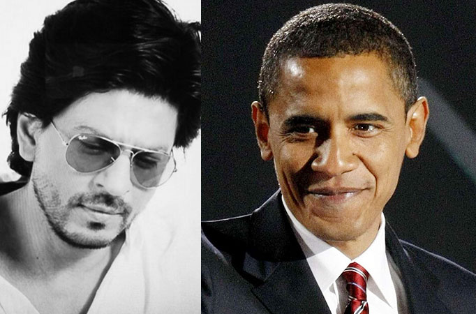 SRK and US President Barack Obama 