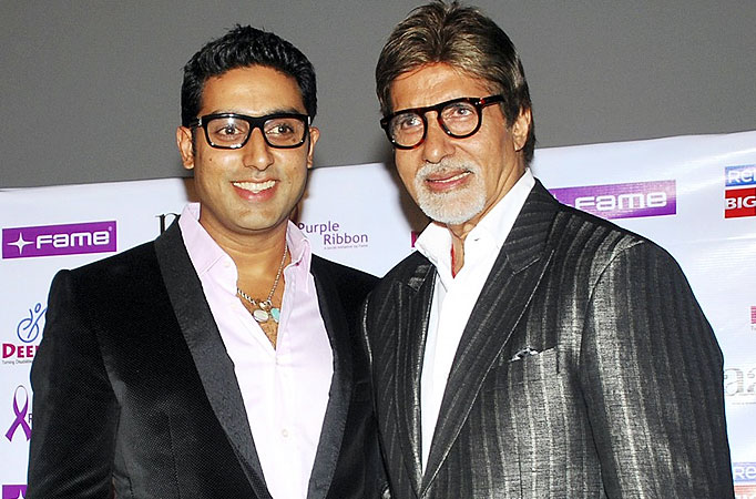 Abhishek Bachchan and Amitabh Bachchan