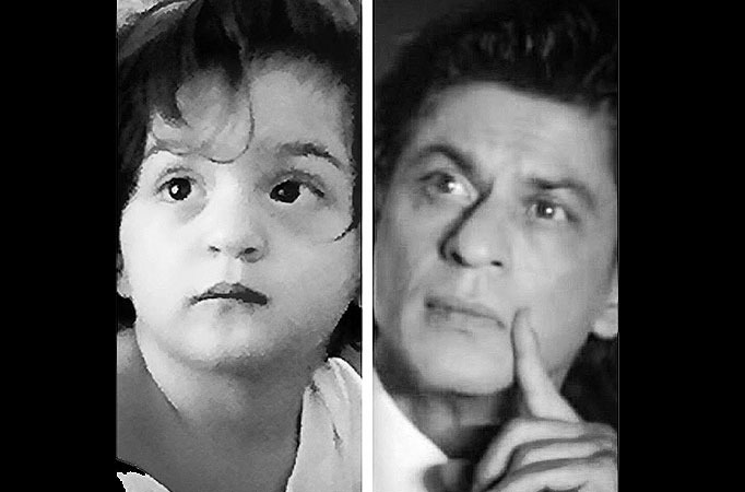 Shah Rukh Khan and AbRam Khan