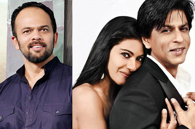 Rohit Shetty, Kajol and Shah Rukh Khan