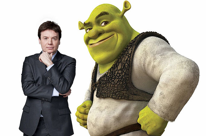 Mike Myers and Shrek