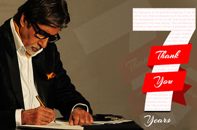 Seven years of blogging, Amitabh calls it extraordinary