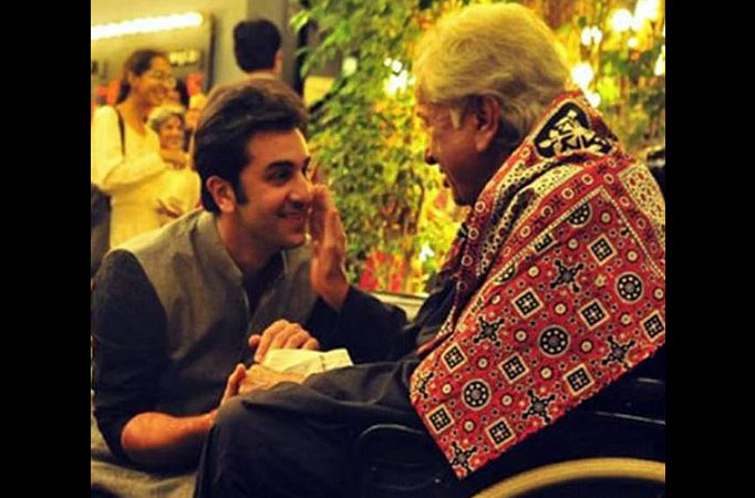 Ranbir Kapoor and Shashi Kapoor