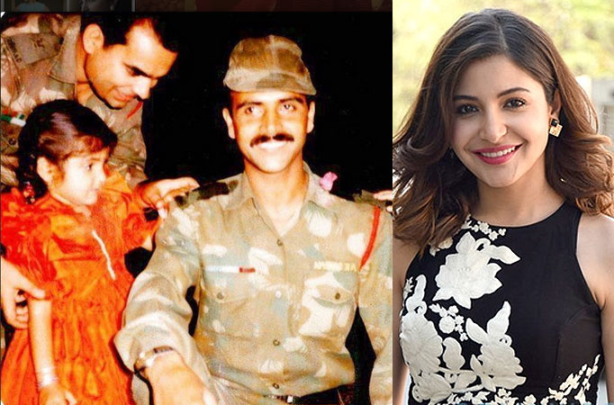 Anushka Sharma along with her father Col. Ajay Kumar Sharma