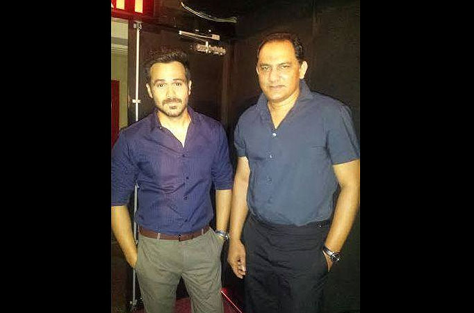 Emraan Hashmi and Mohammad Azharuddin