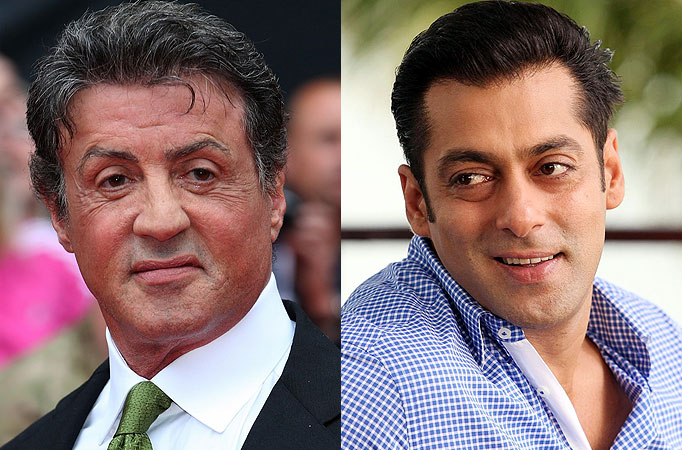 Sylvester Stallone and Salman Khan