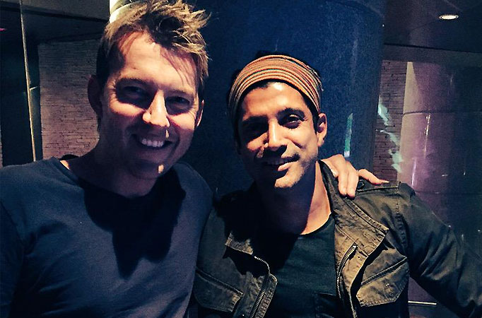 When Farhan Akhtar met Brett Lee 