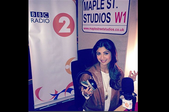 Shilpa Shetty takes Bollywood to London via radio