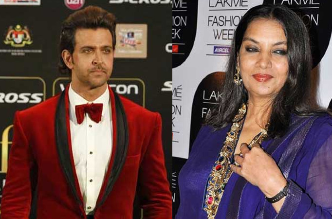 Shabana Azmi and Hrithik Roshan